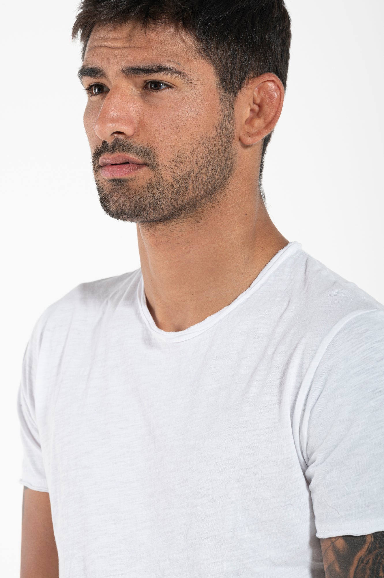 Brushed tee