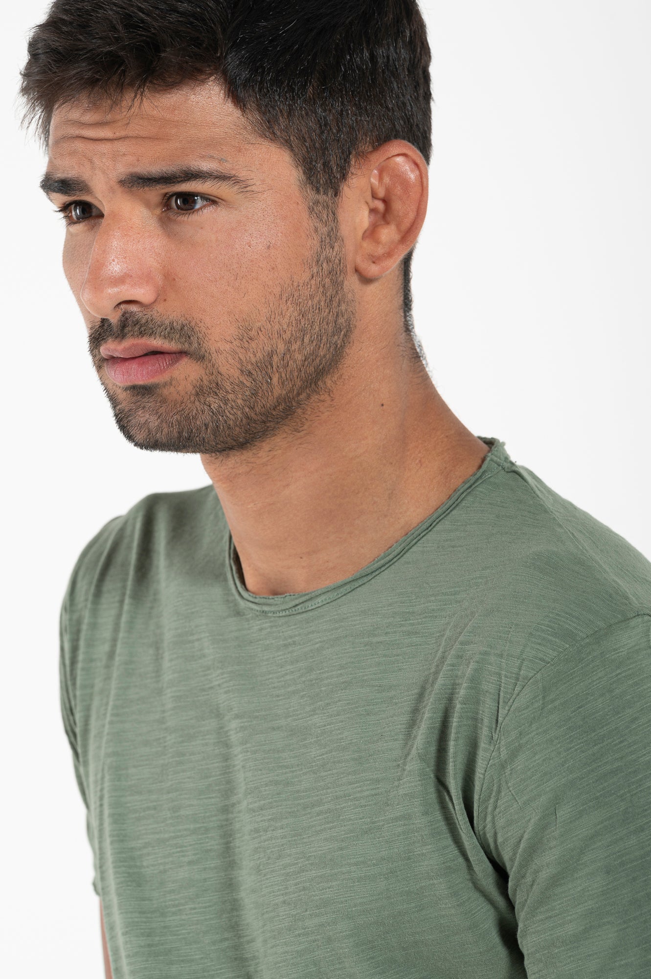 Brushed tee
