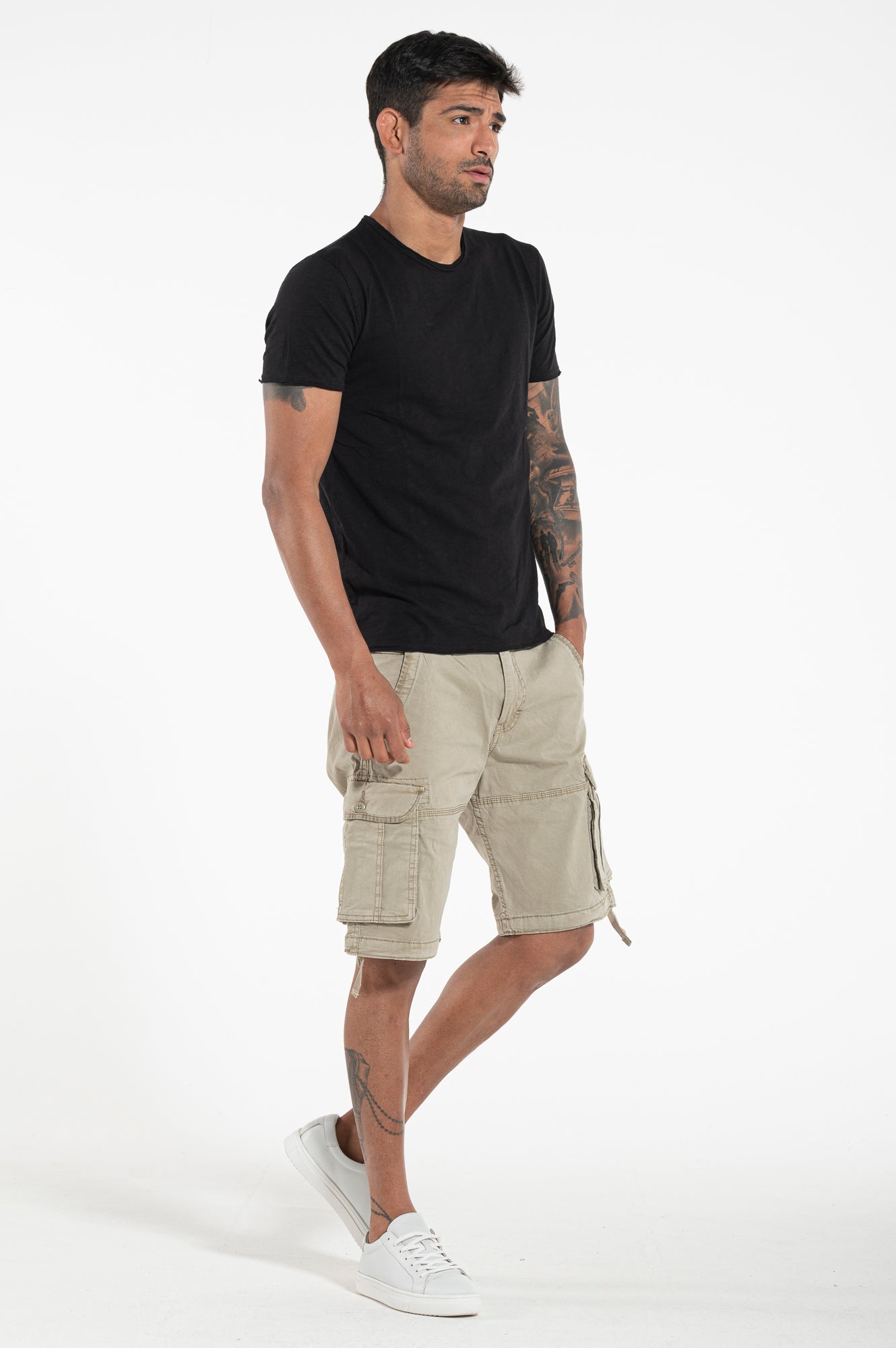 Brushed tee