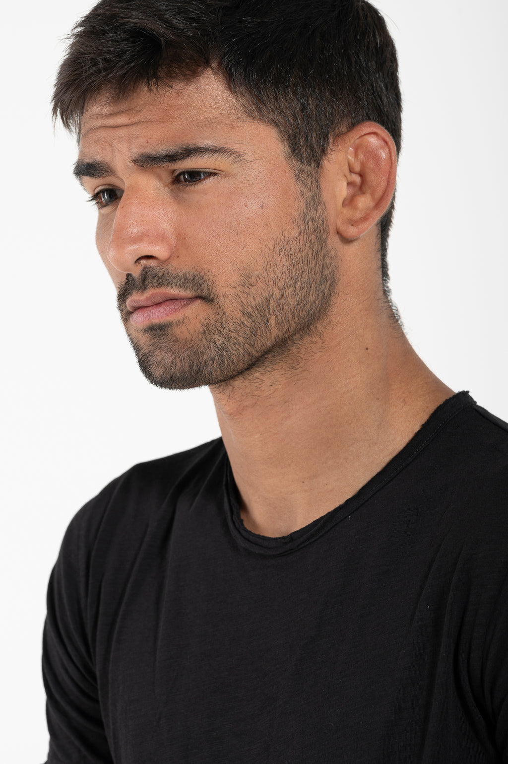 Brushed tee