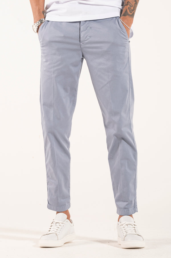 Pantalones chinos slim de satén Berna