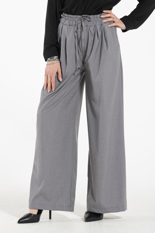 Pant-palazzo con coulisse