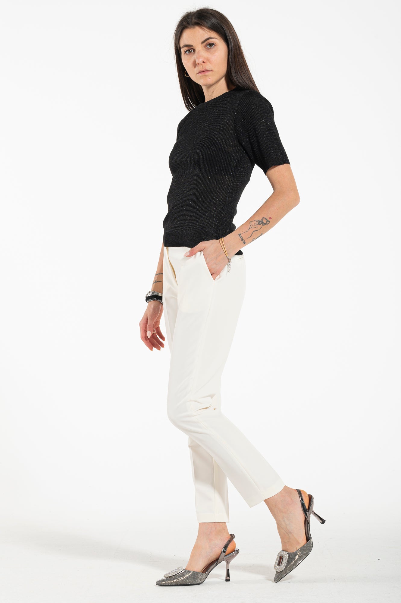 Pantalone slim basic