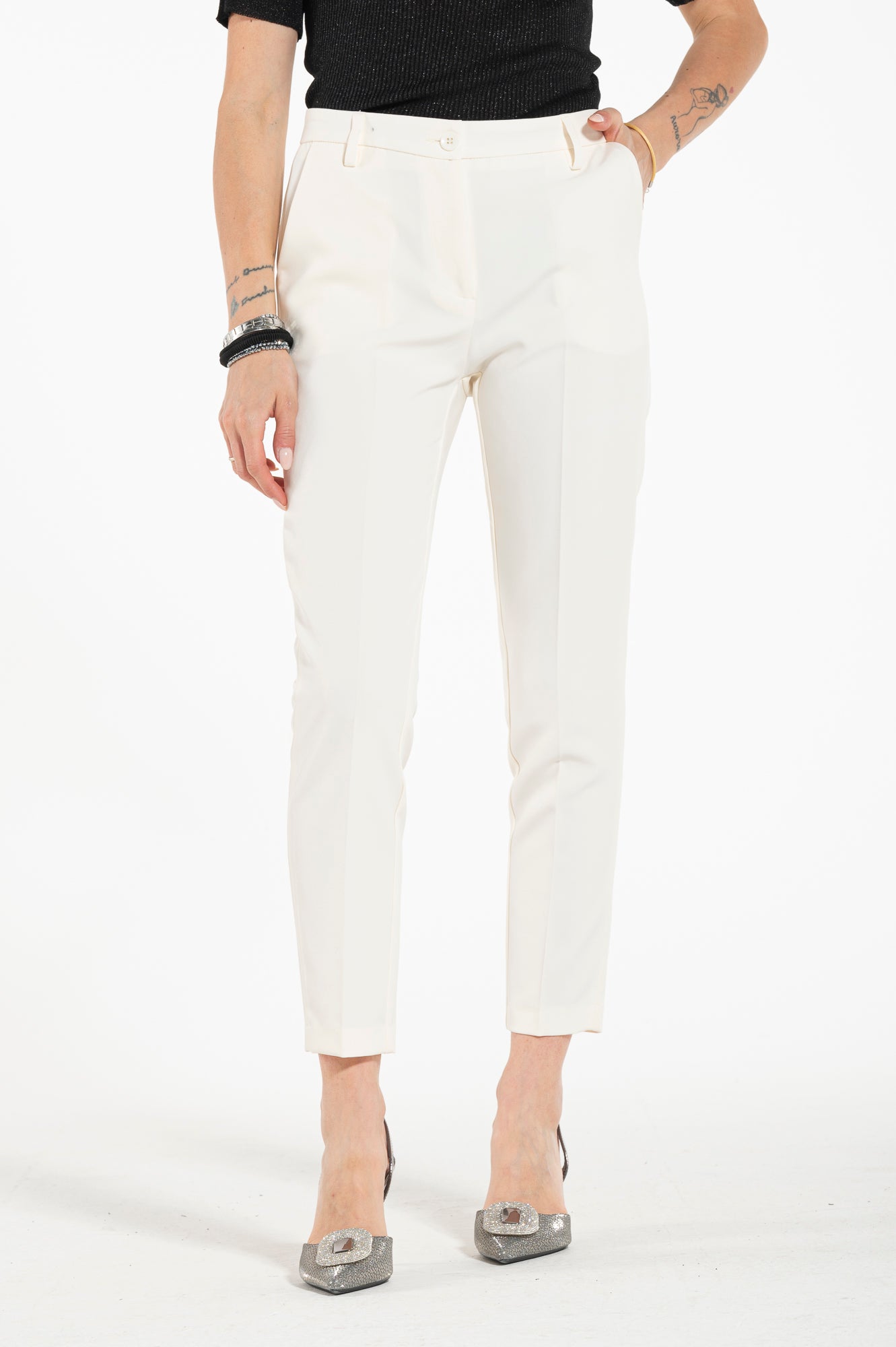 Pantalone slim basic