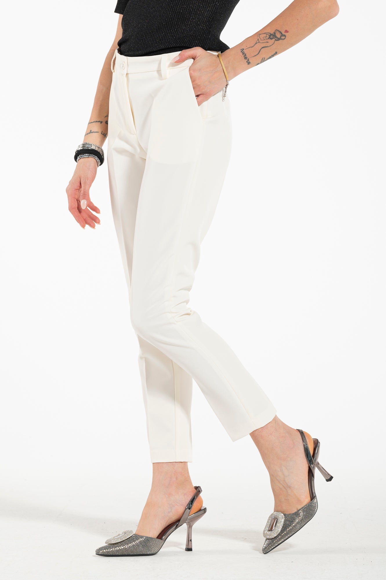 Pantalone slim basic