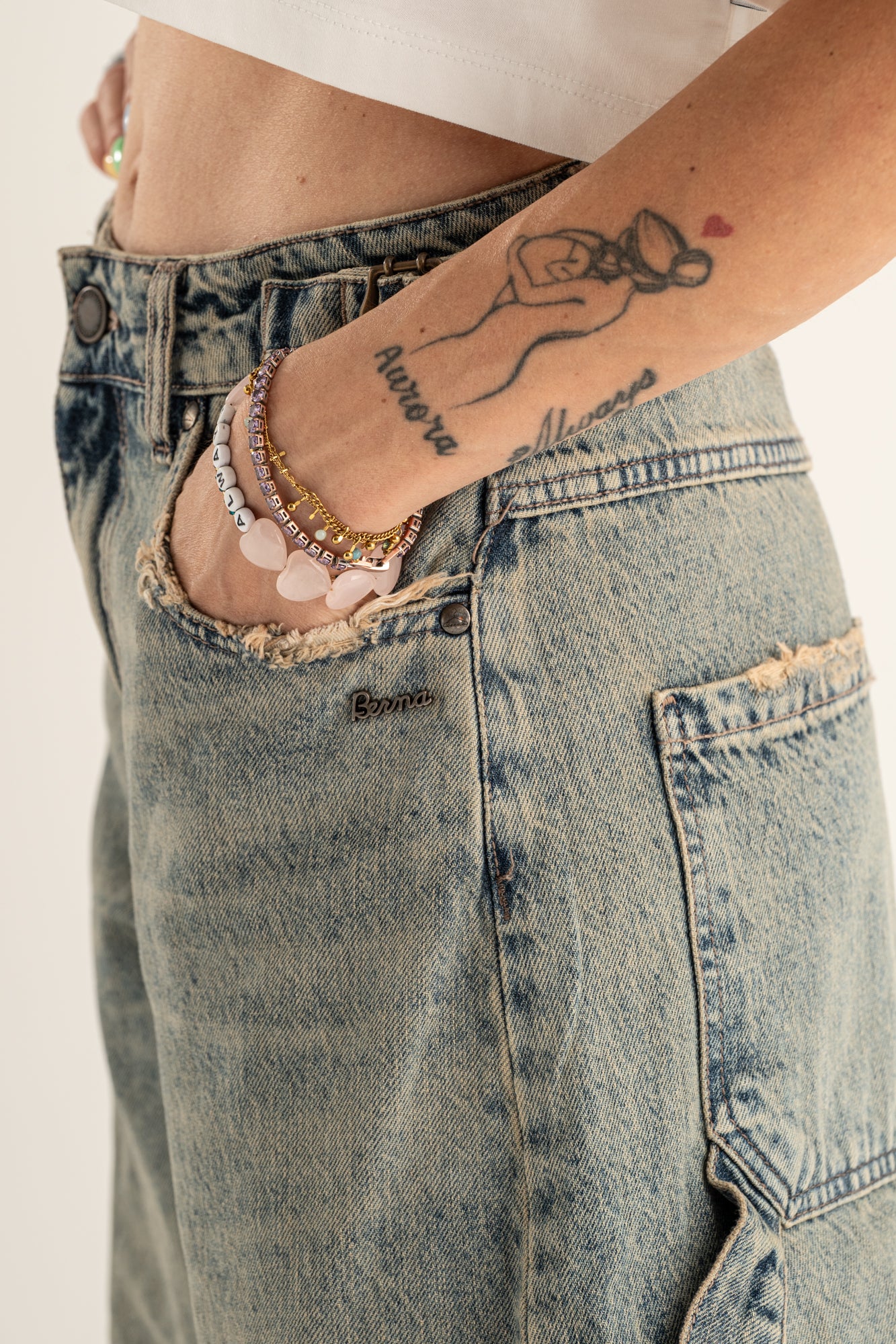 Jeans fibbie Berna