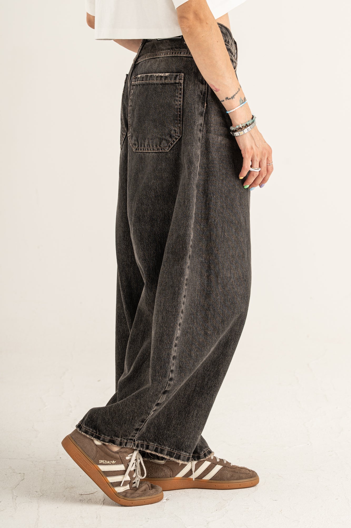 Jeans Berna balloon gray