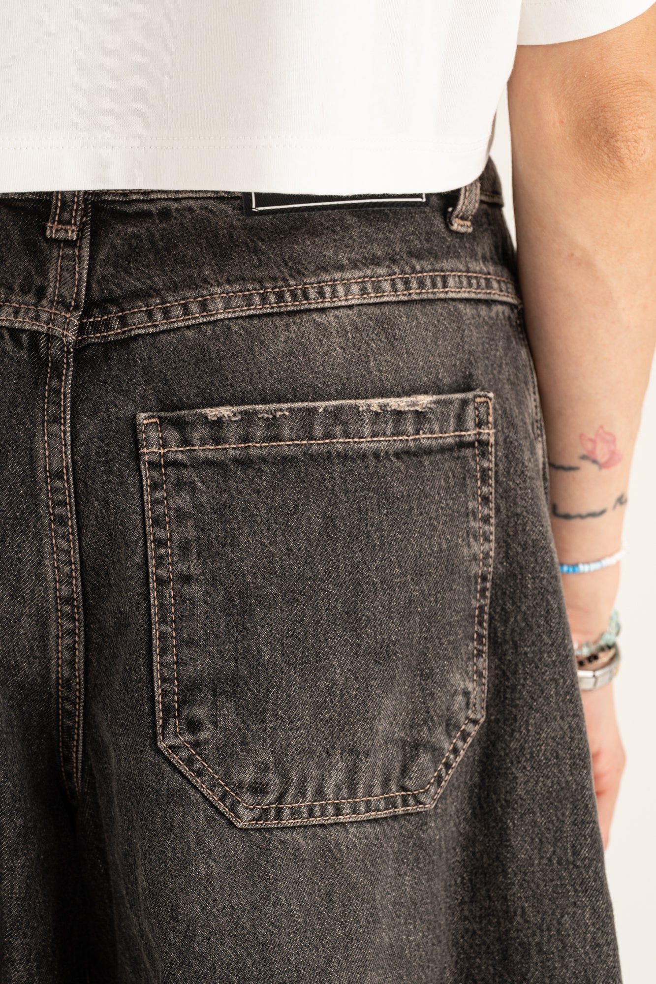 Jeans Berna balloon gray