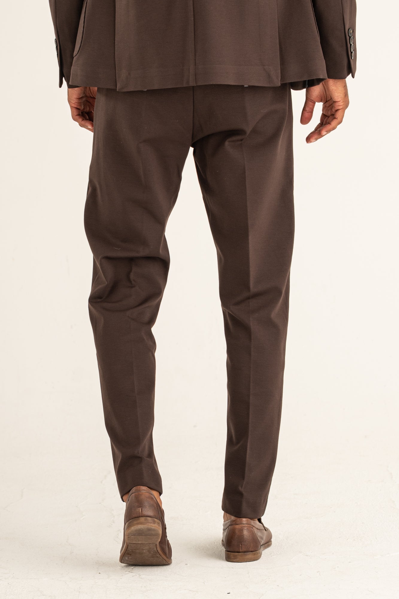 Pantalone slim punto milano
