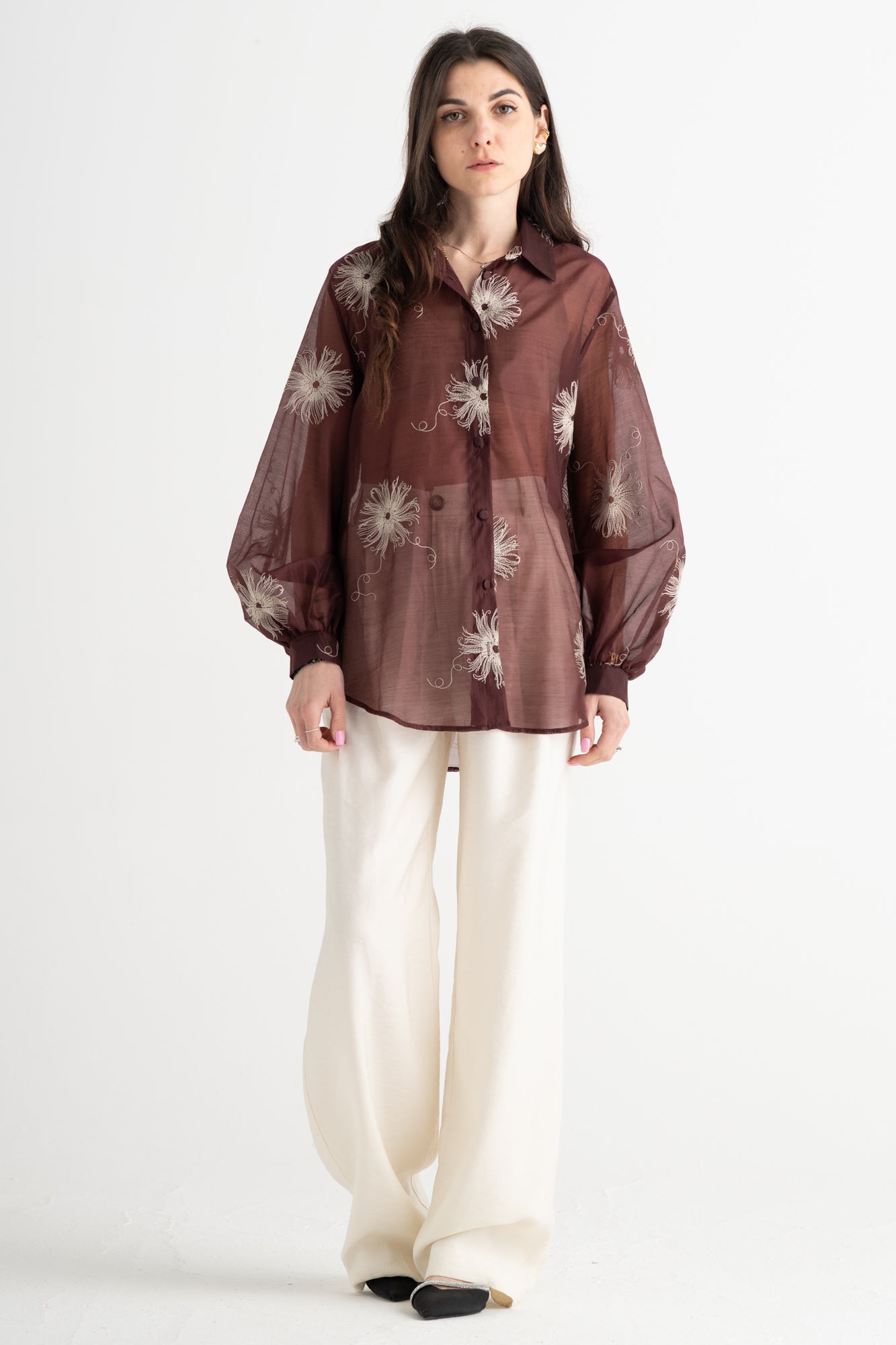 Camicia India fiori Berna