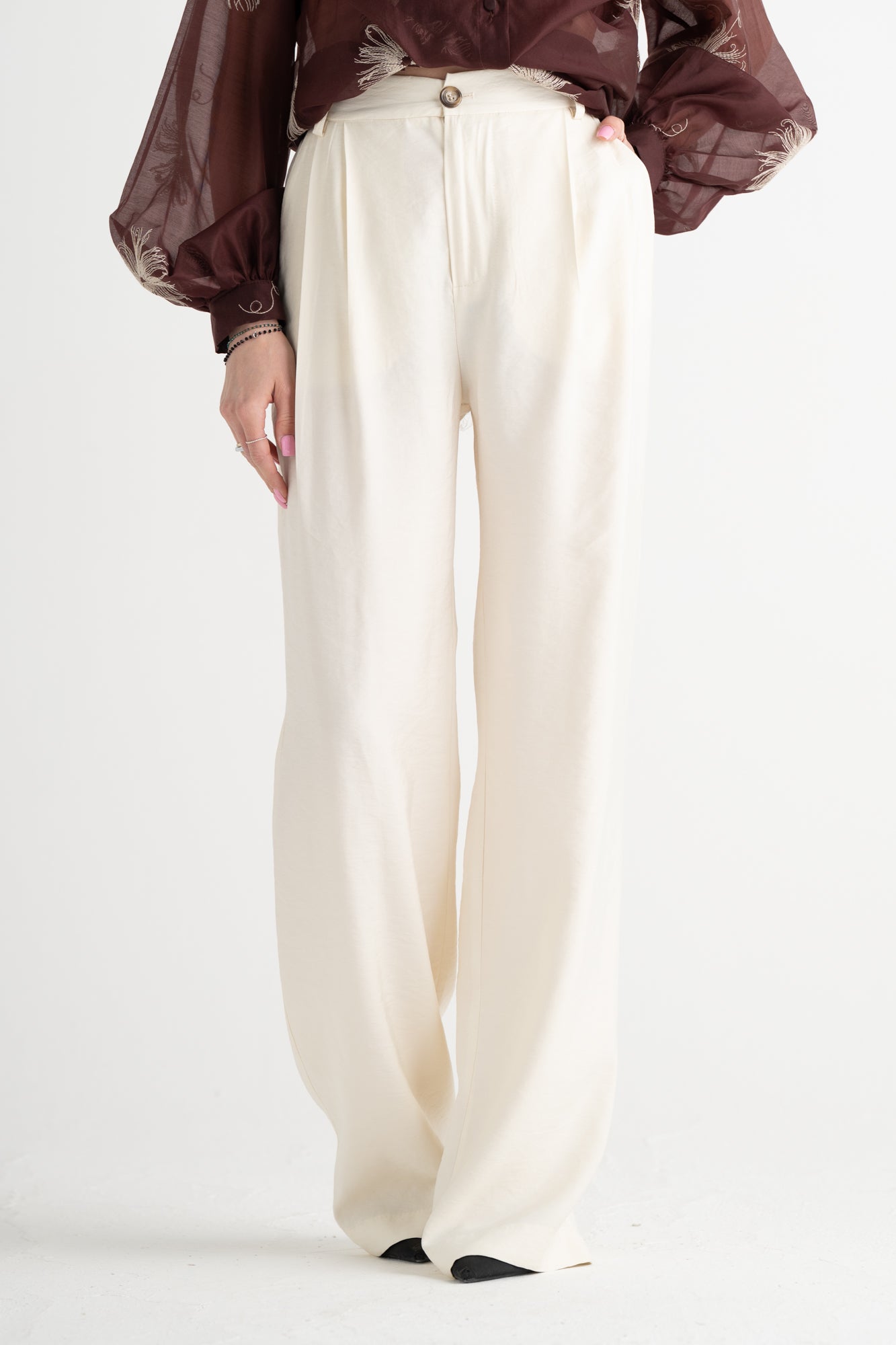 Pantaloni pinces Berna