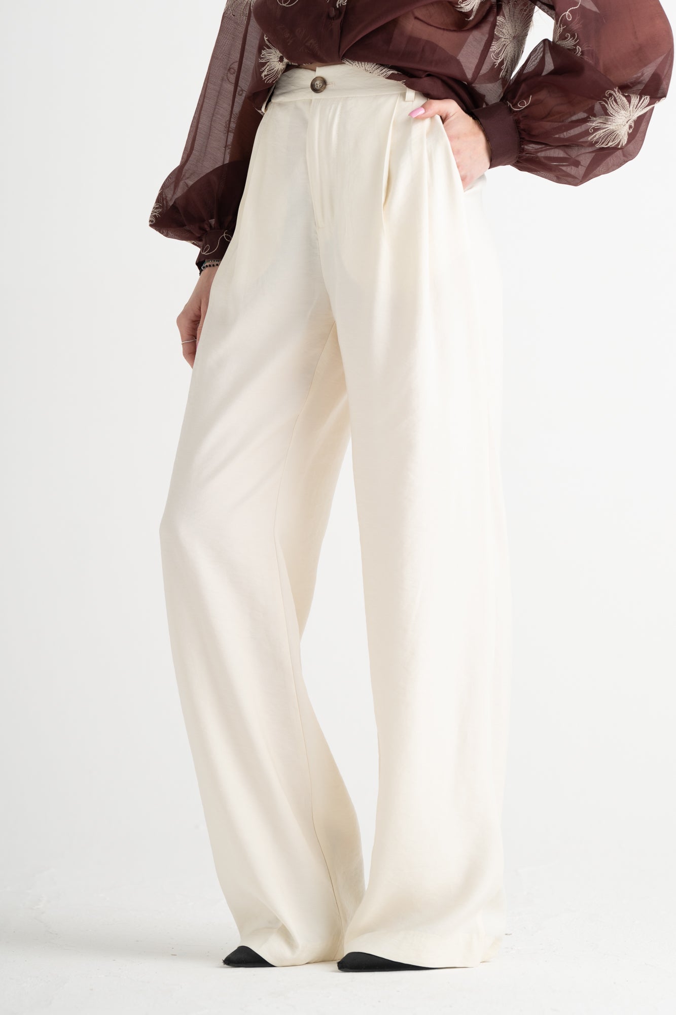 Pantaloni pinces Berna