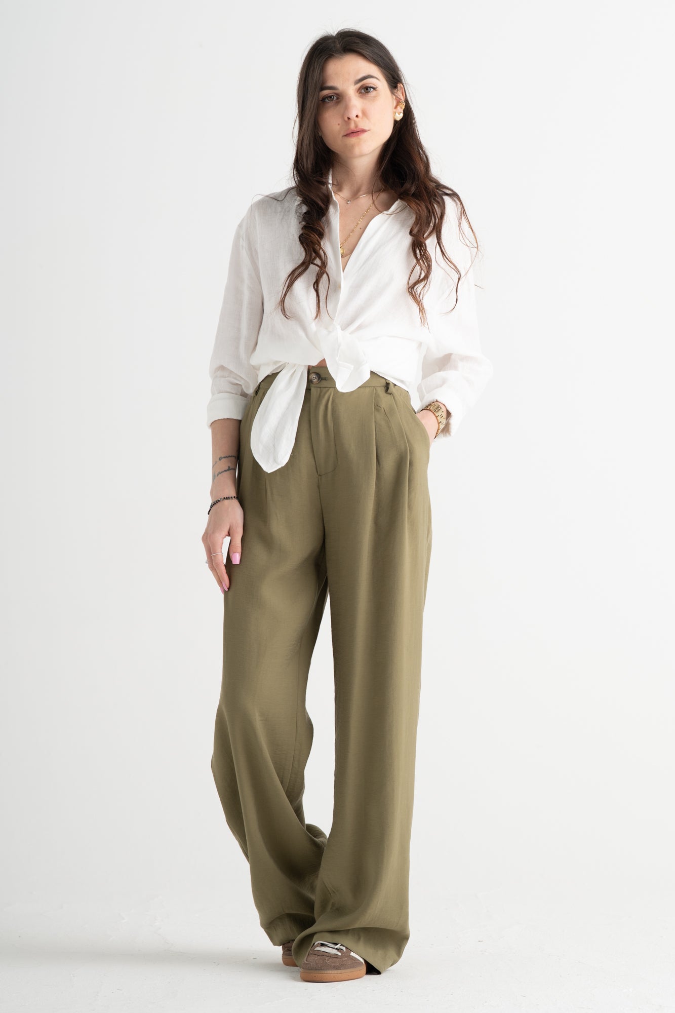 Pantaloni pinces Berna