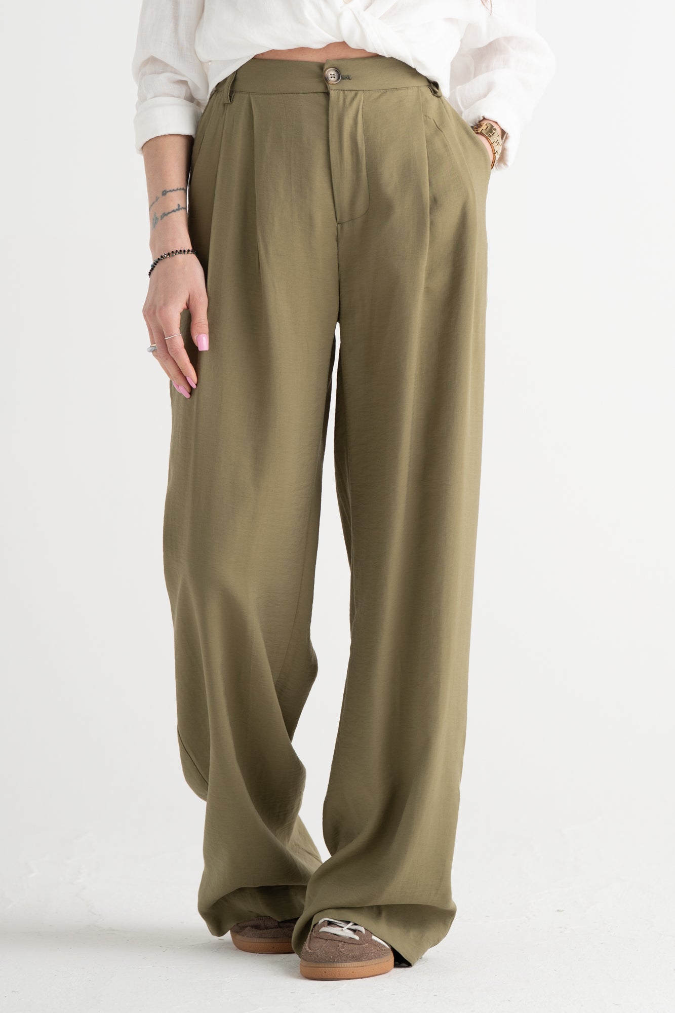 Pantaloni pinces Berna