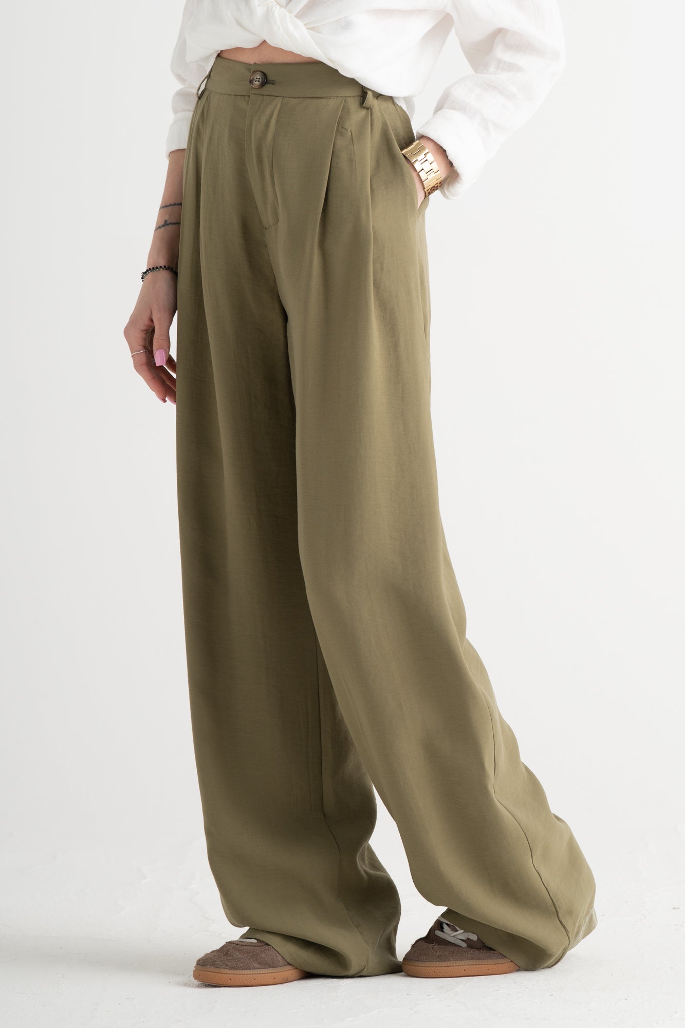 Pantaloni pinces Berna