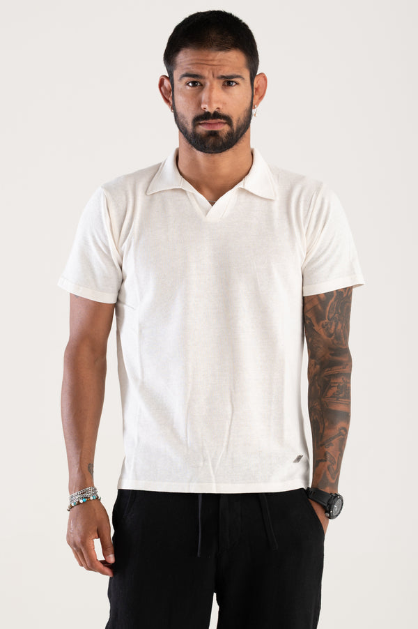 Polo linen cotton Bl11