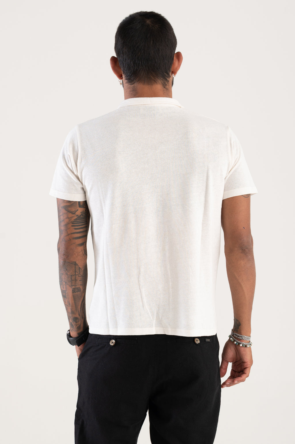 Polo linen cotton Bl11