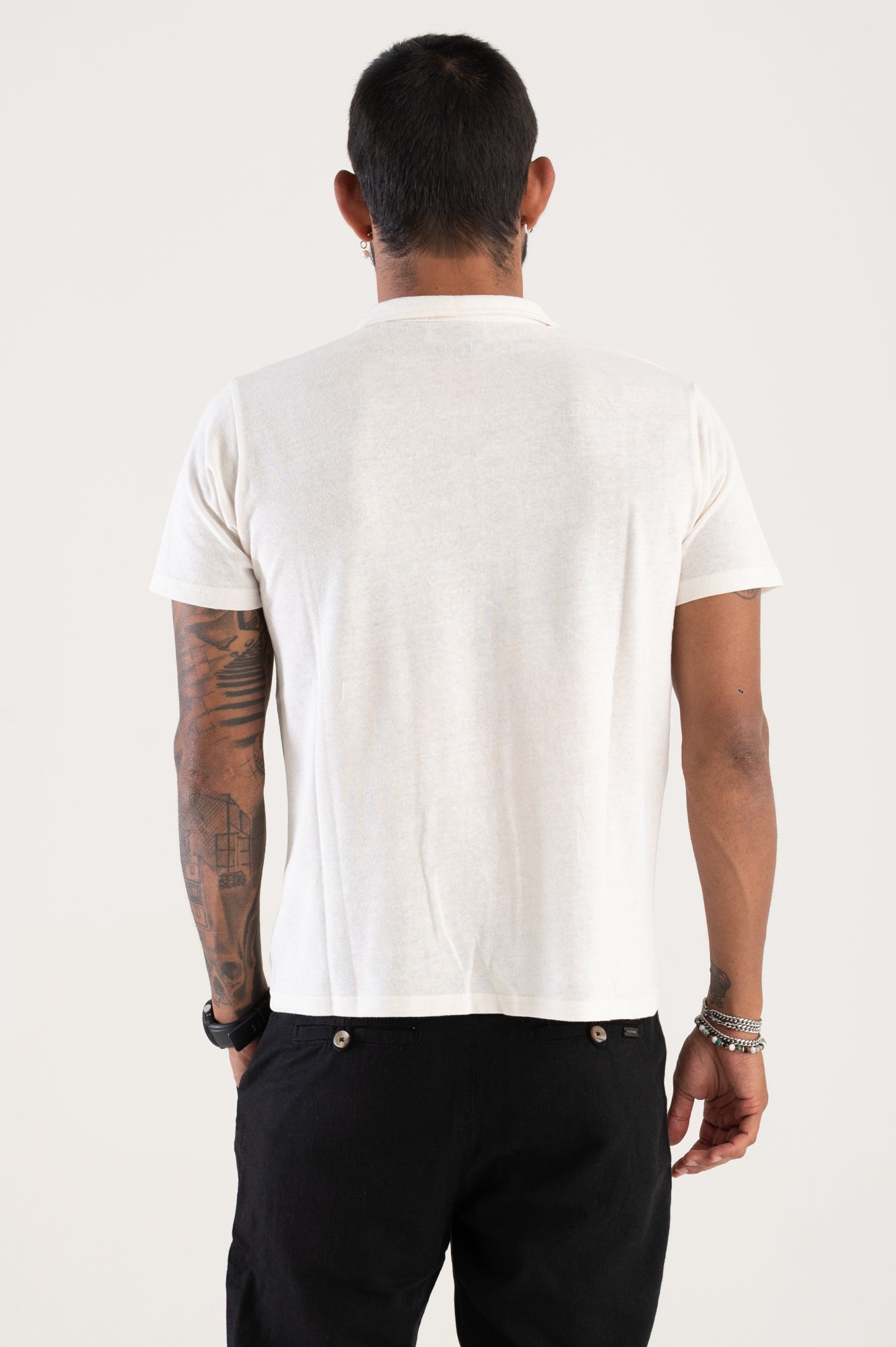 Polo linen cotton Bl11