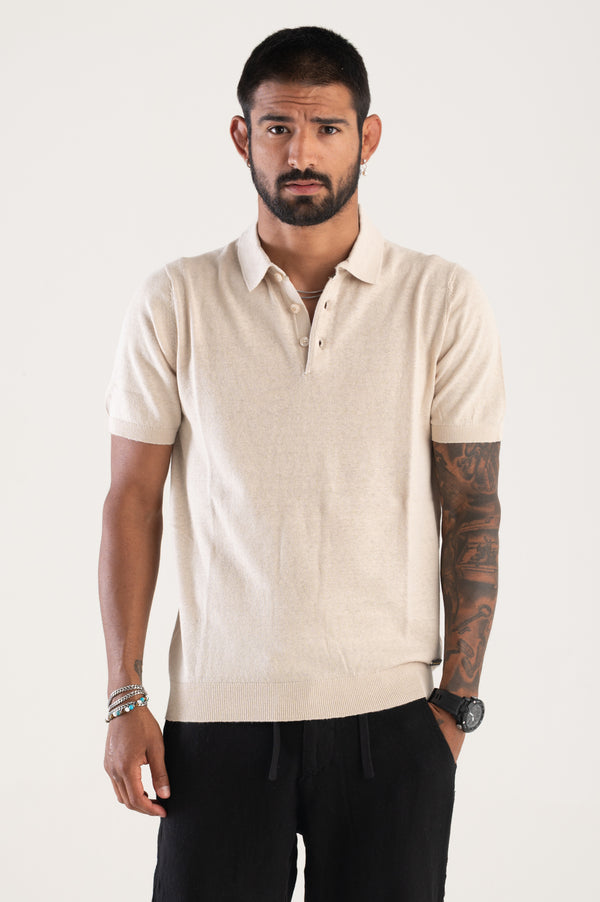 Polo linen/cotton WNB