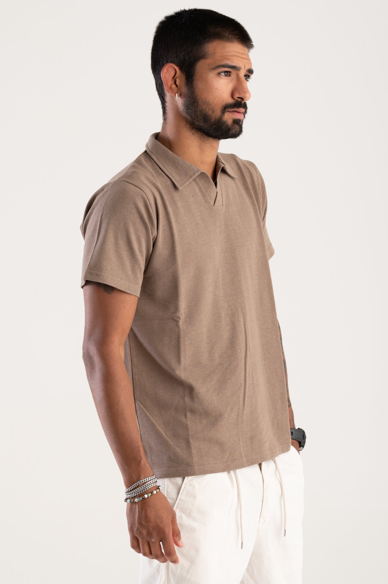 Polo linen cotton Bl11