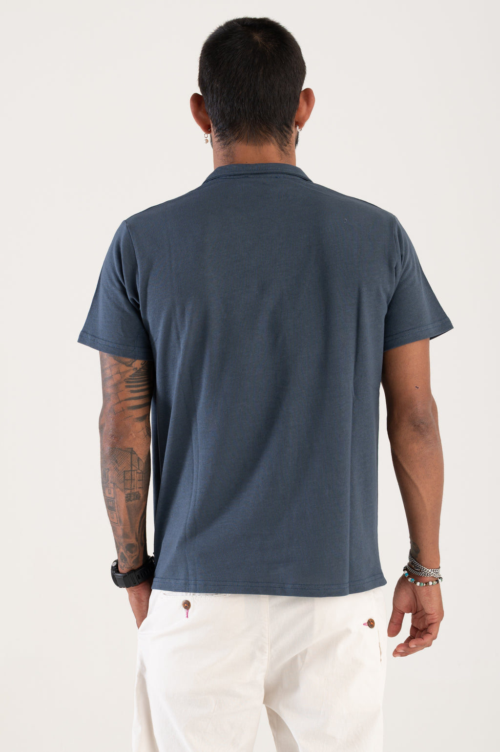 Polo linen cotton Bl11