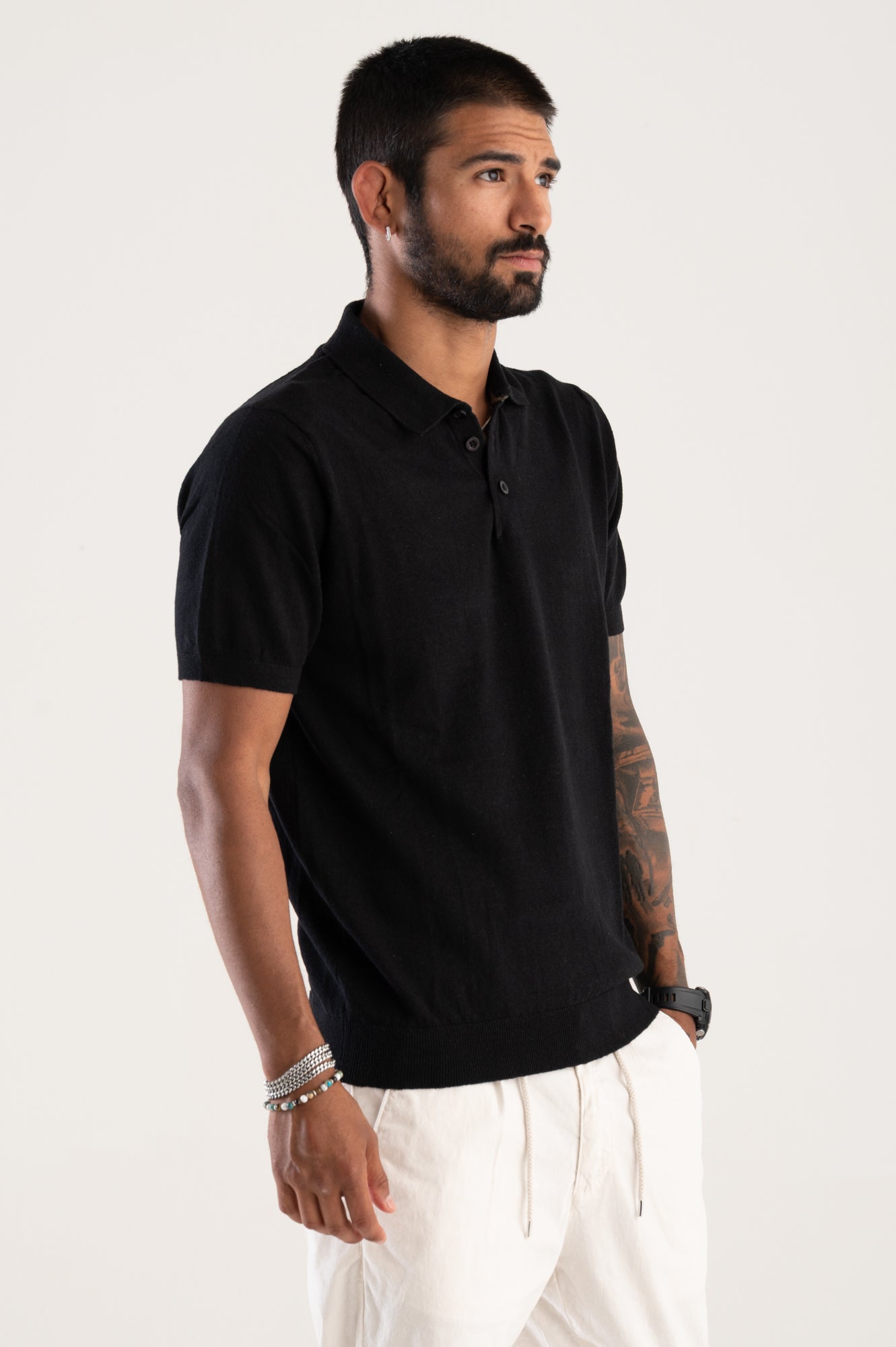 Polo linen/cotton WNB