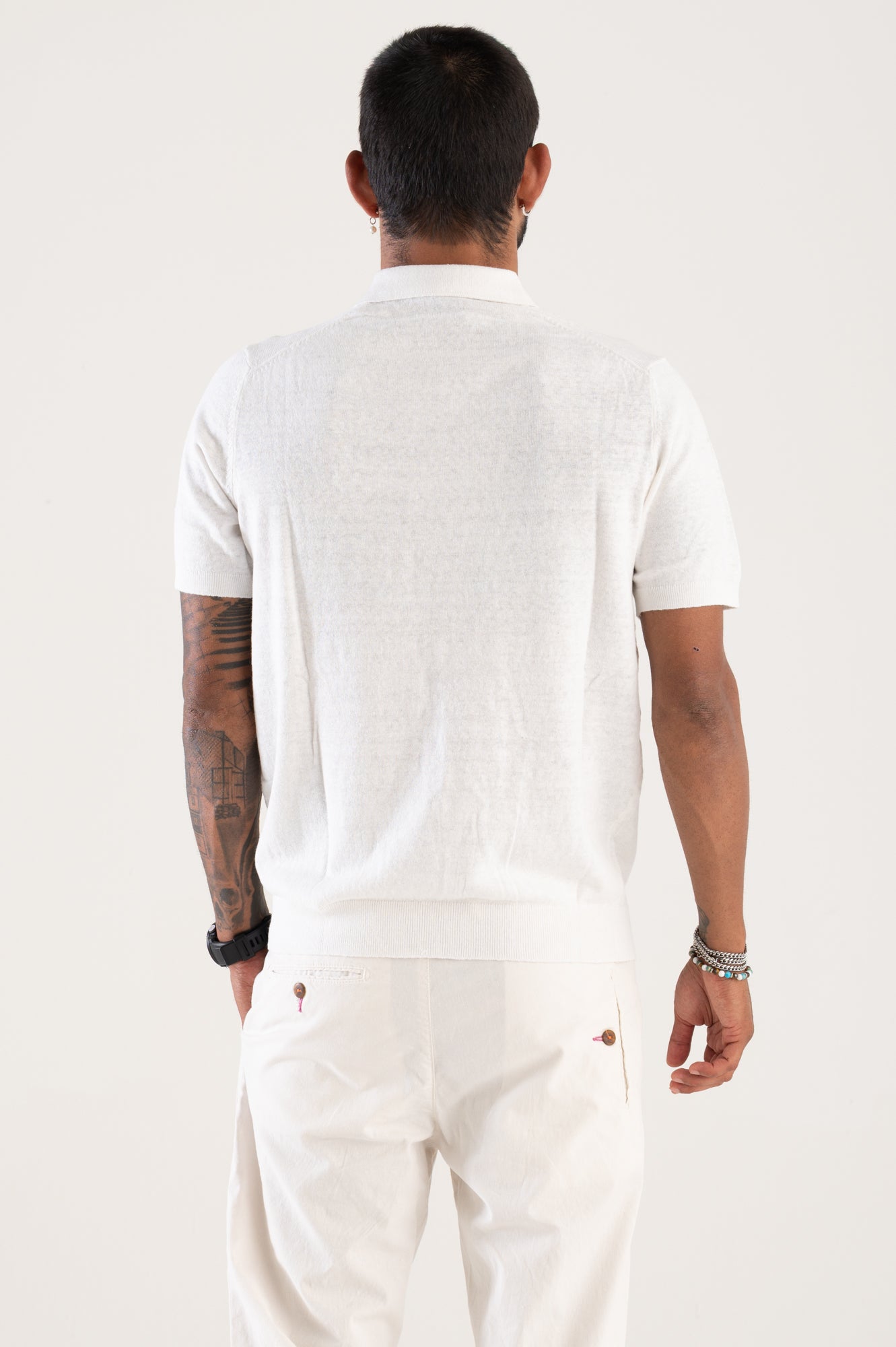 Polo linen/cotton WNB