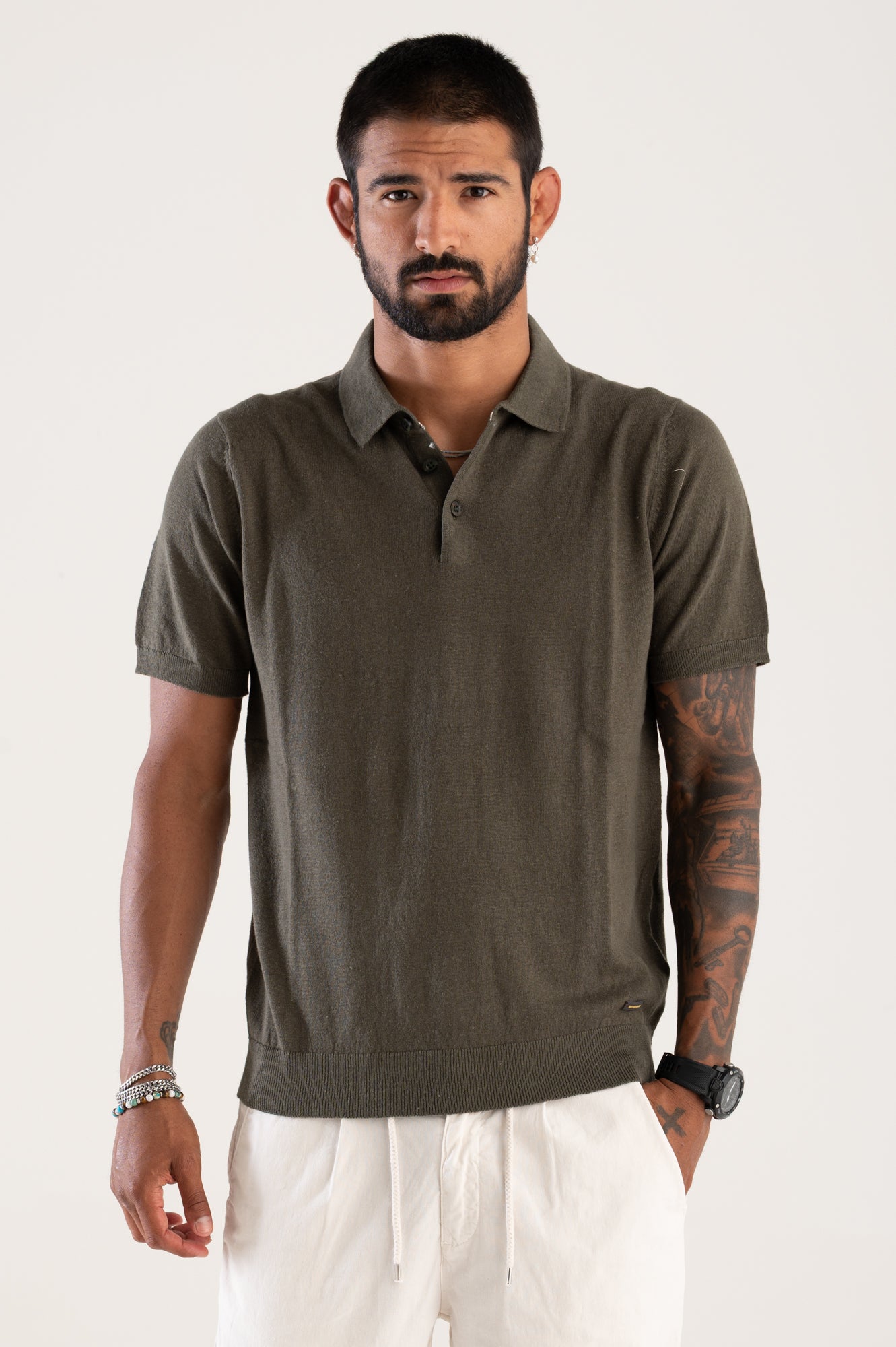 Polo linen/cotton WNB