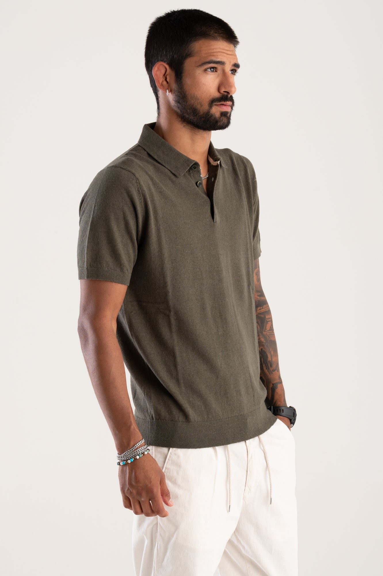 Polo linen/cotton WNB