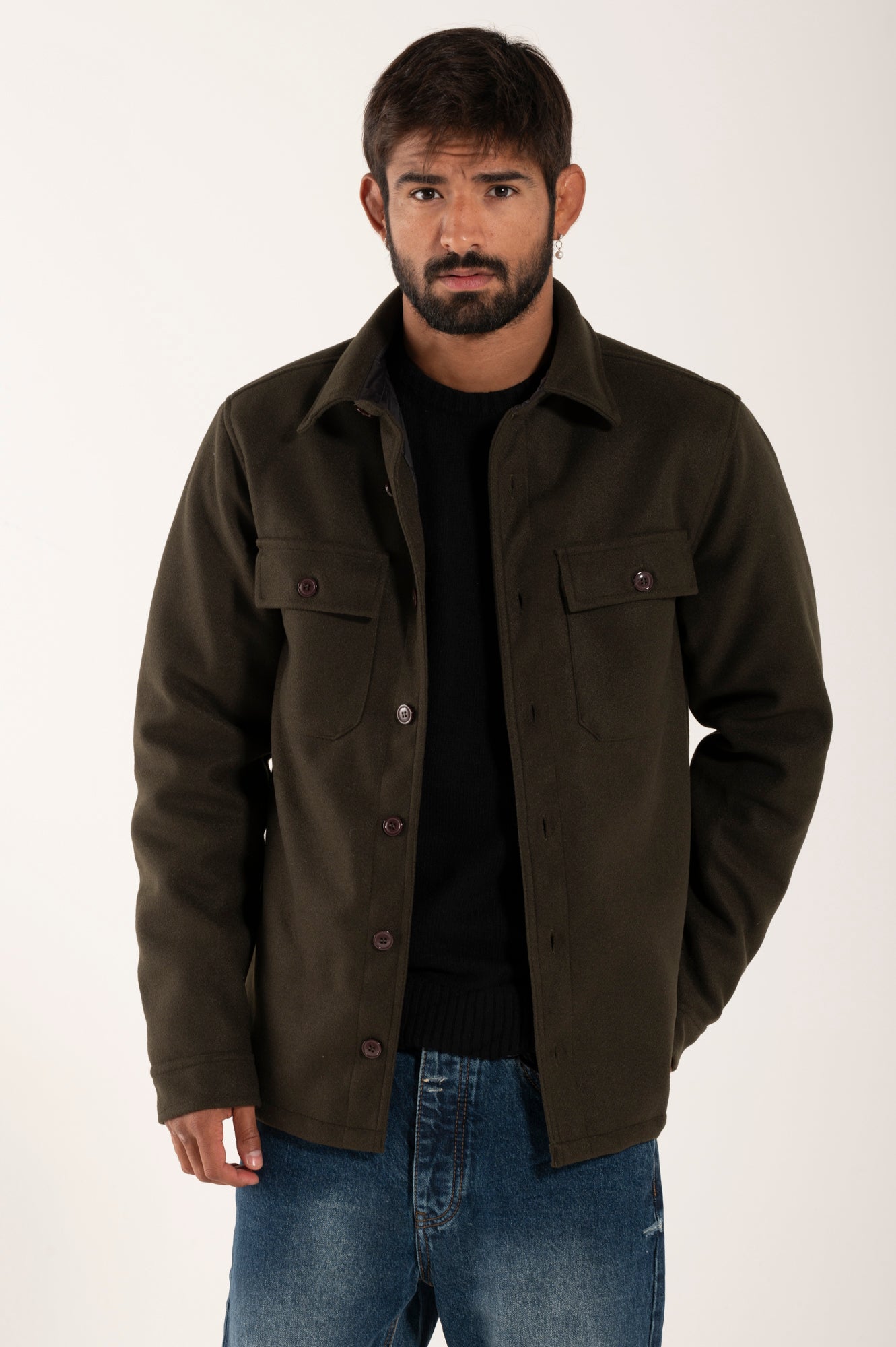 Overshirt panno Berna