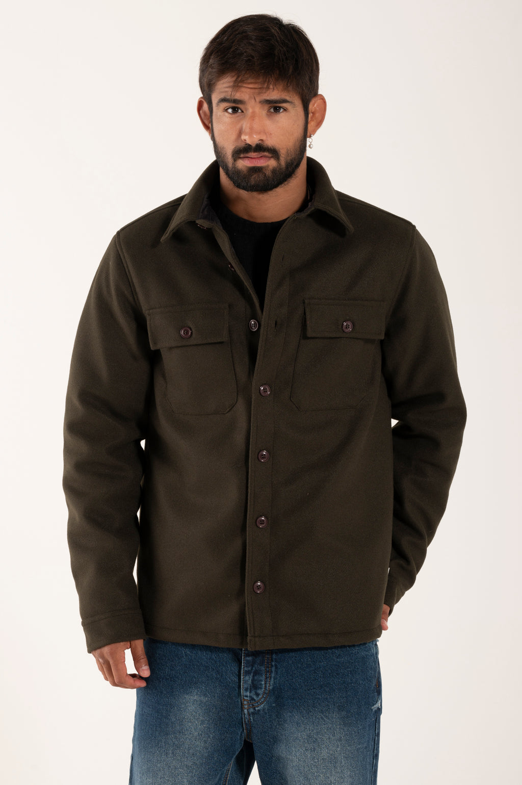 Overshirt panno Berna