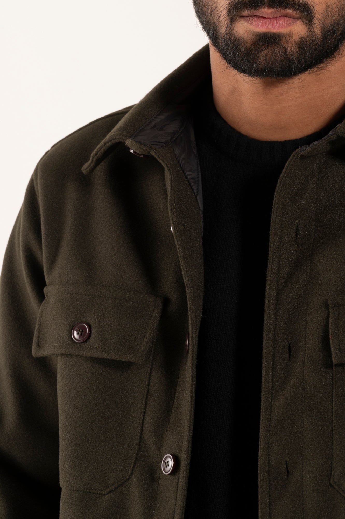 Overshirt panno Berna
