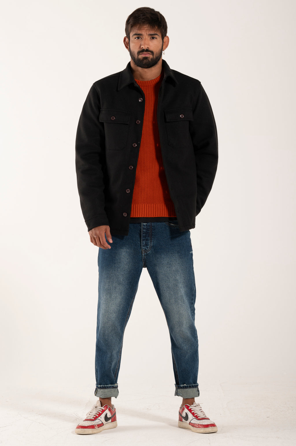 Overshirt panno Berna