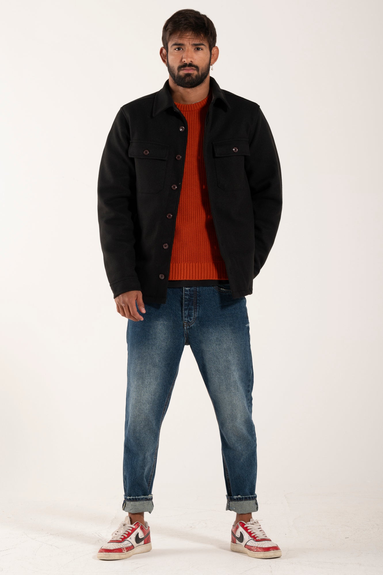 Overshirt panno Berna