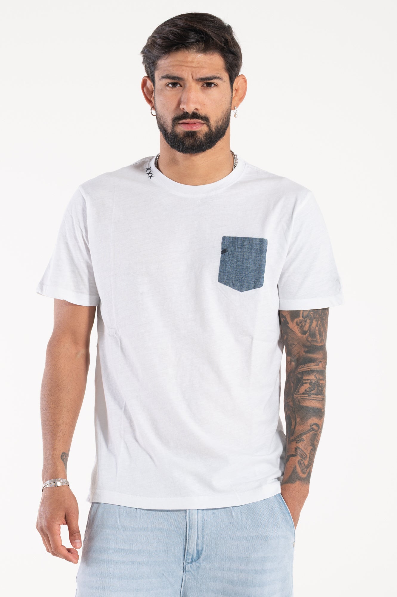 Tee taschino denim