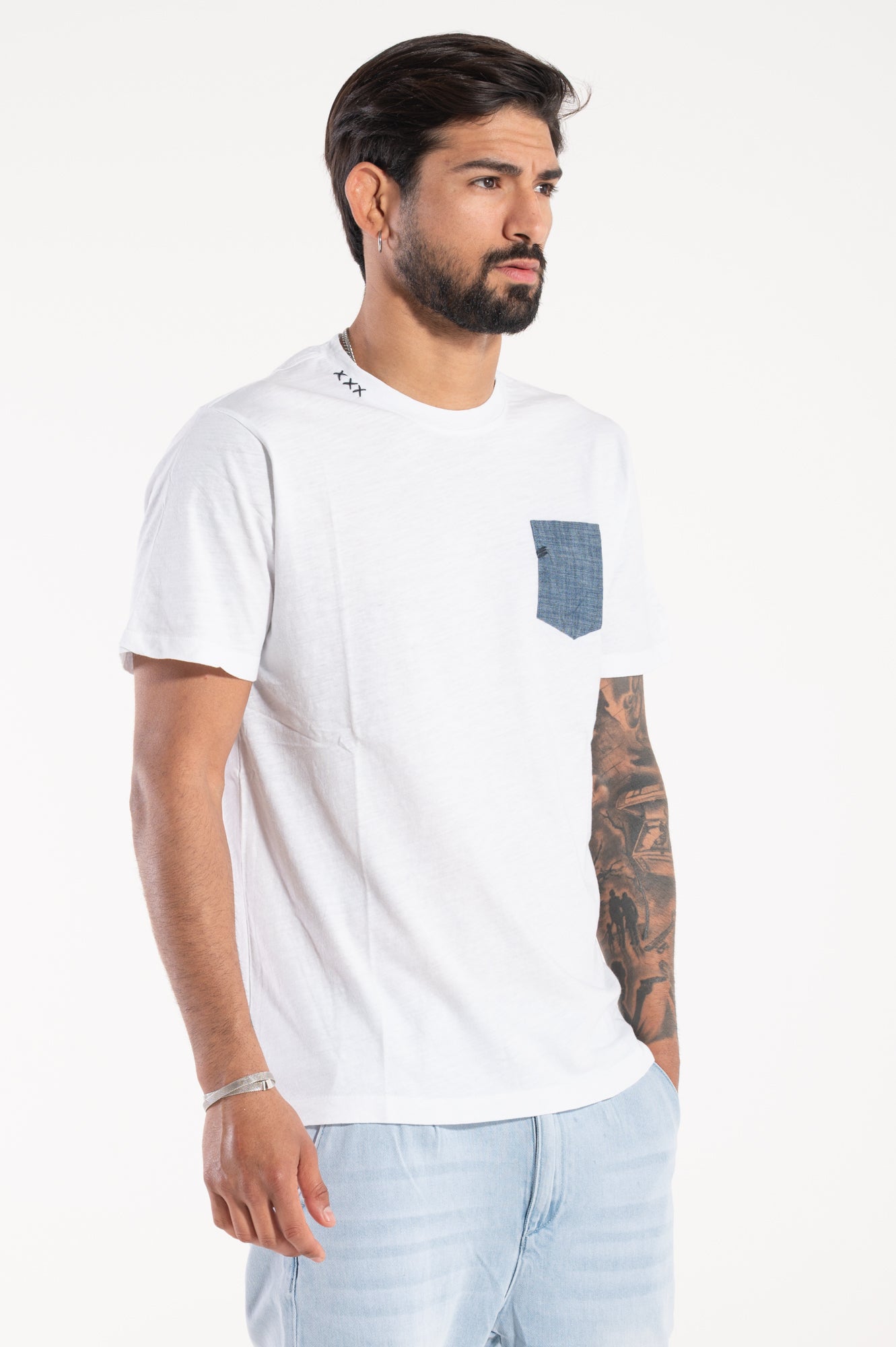 Tee taschino denim