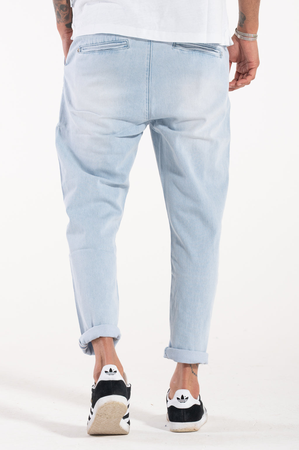 Pantalaccio in denim light blue