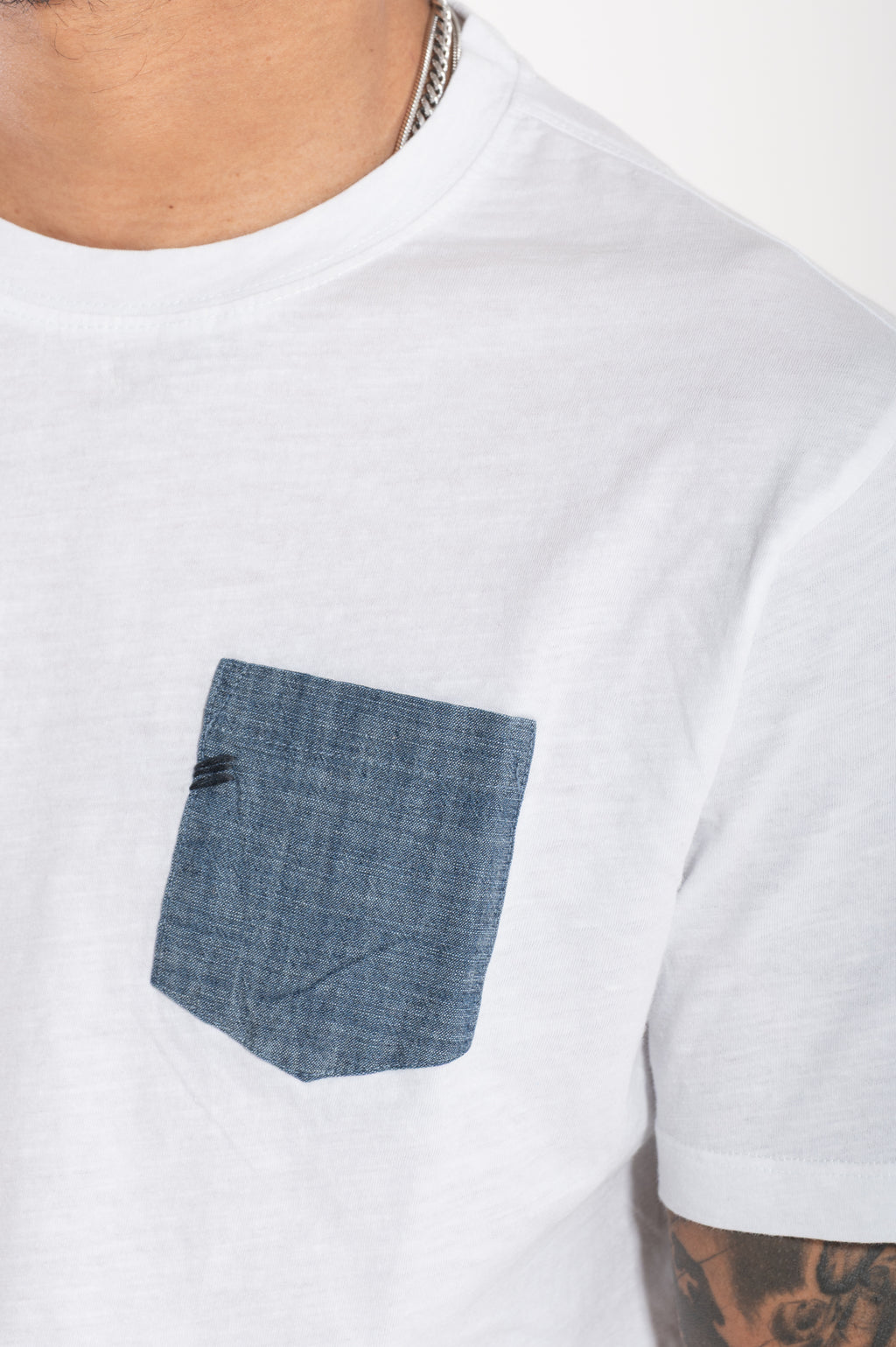 Tee taschino denim