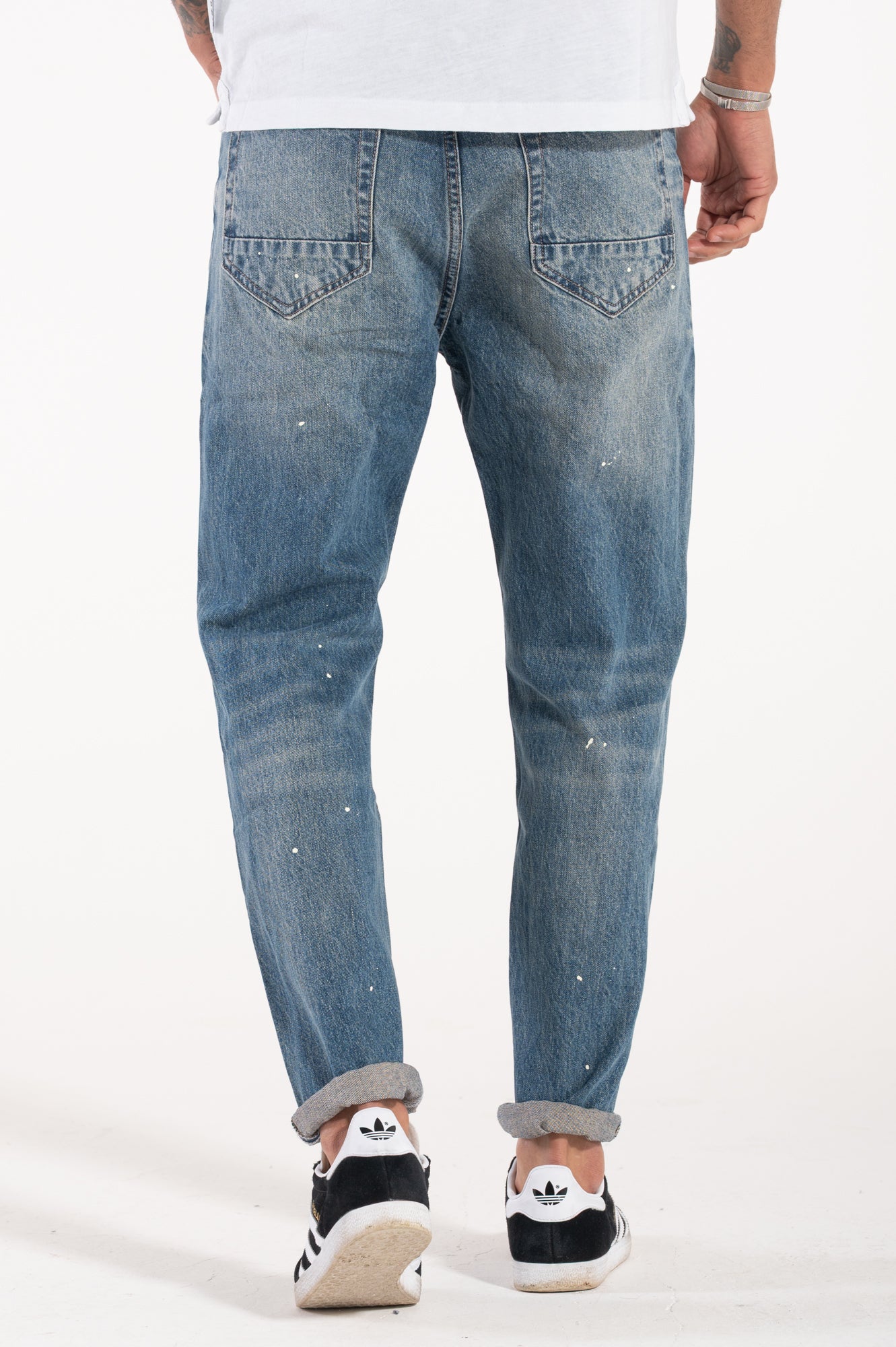 Painted denim