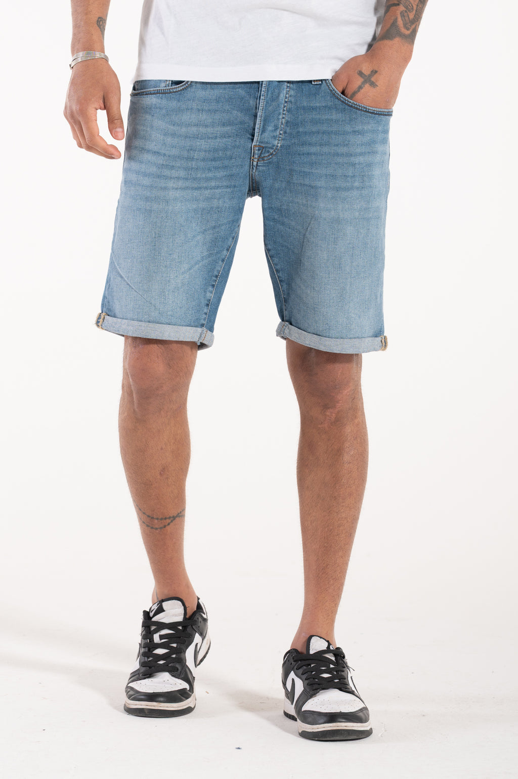 JJ Rick Shorts light blue denim