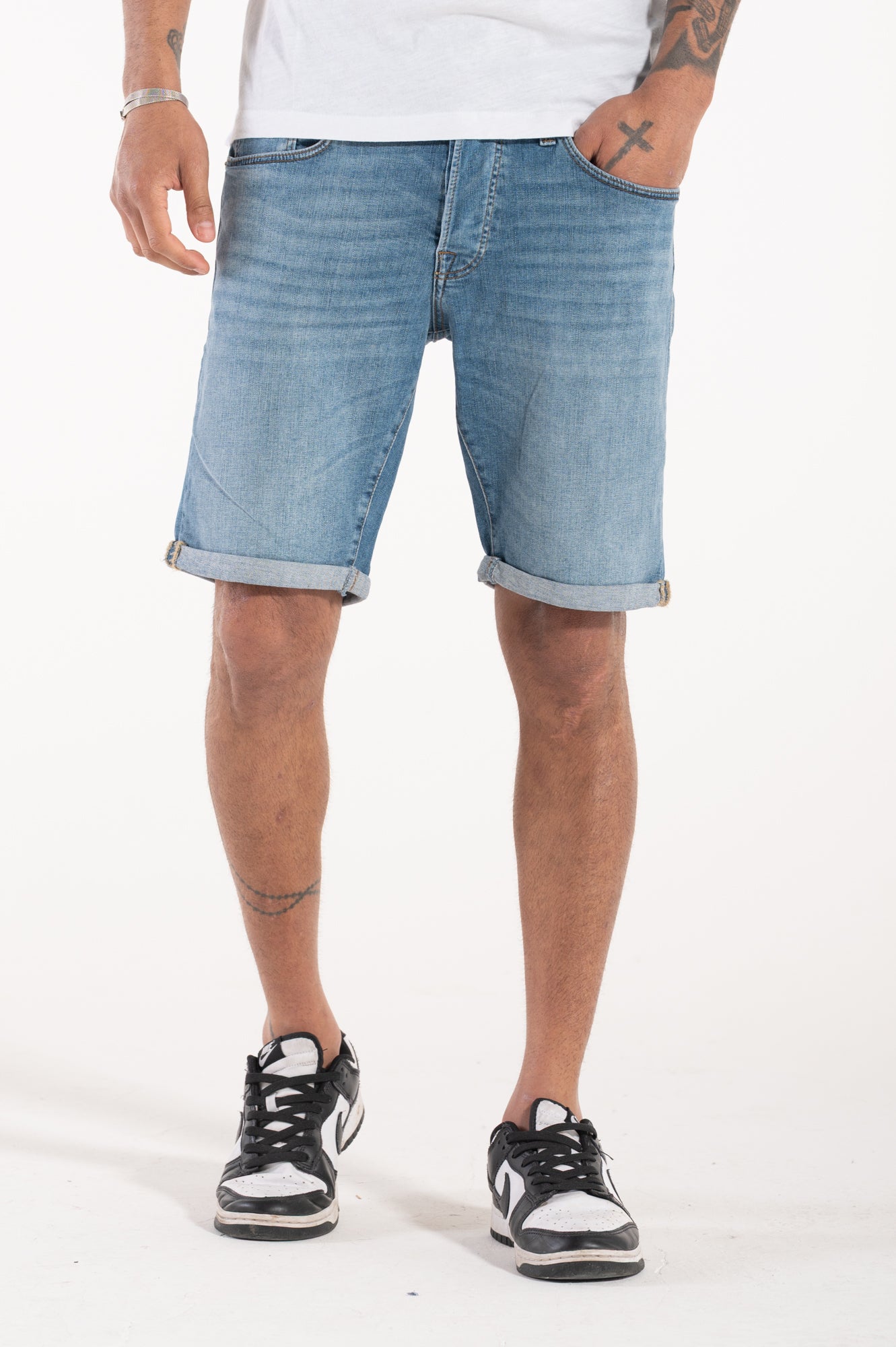 JJ Rick Shorts light blue denim