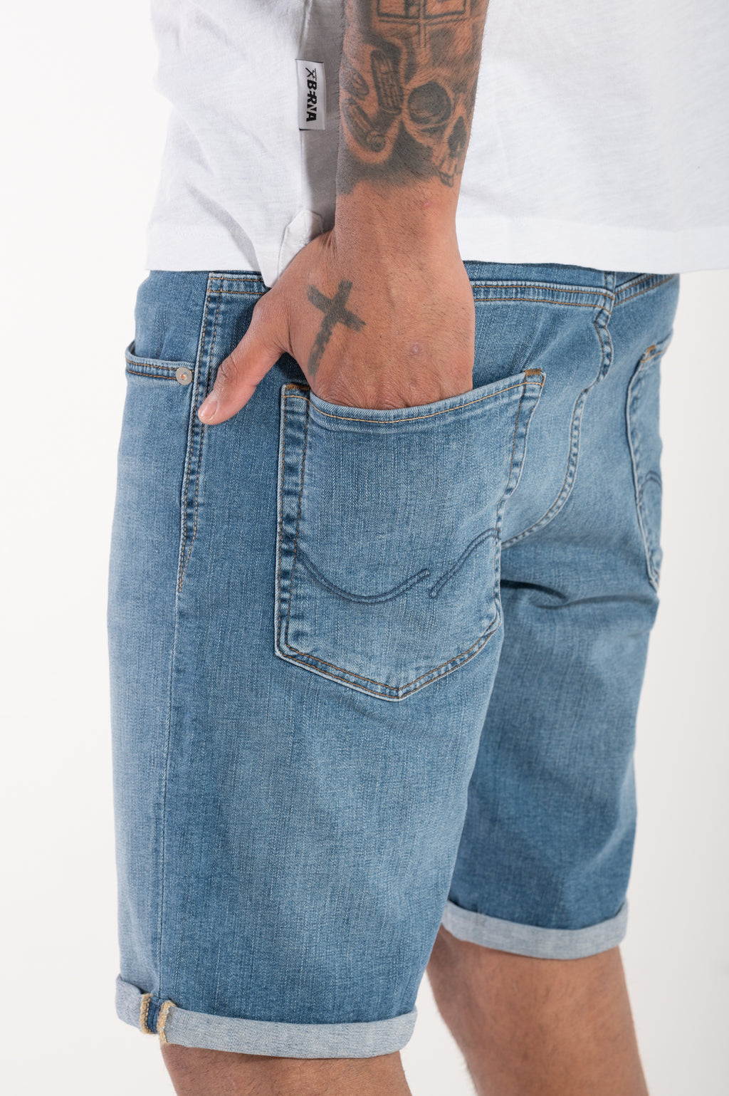 JJ Rick Shorts light blue denim