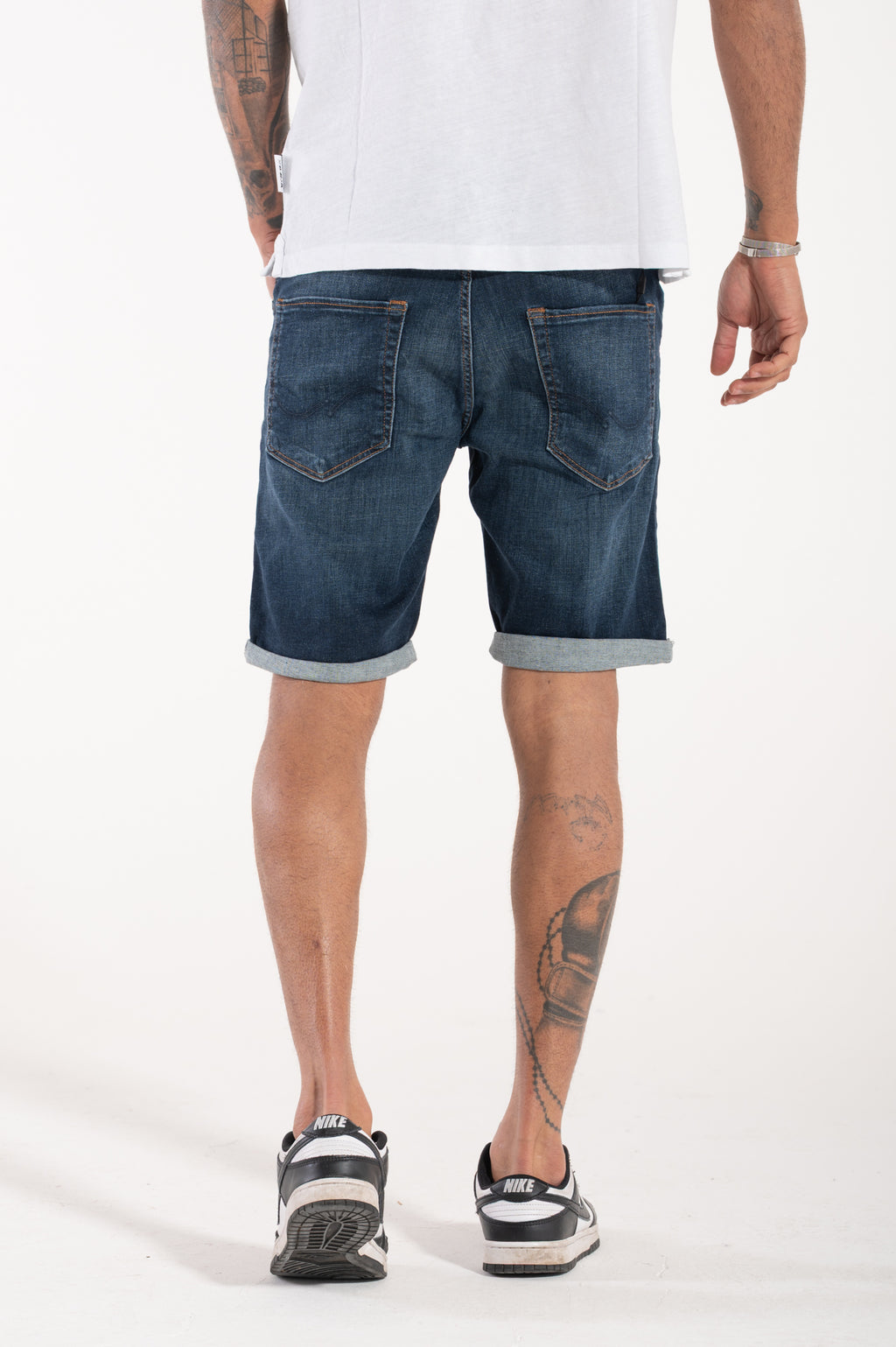 JJ Rick short dark blue denim
