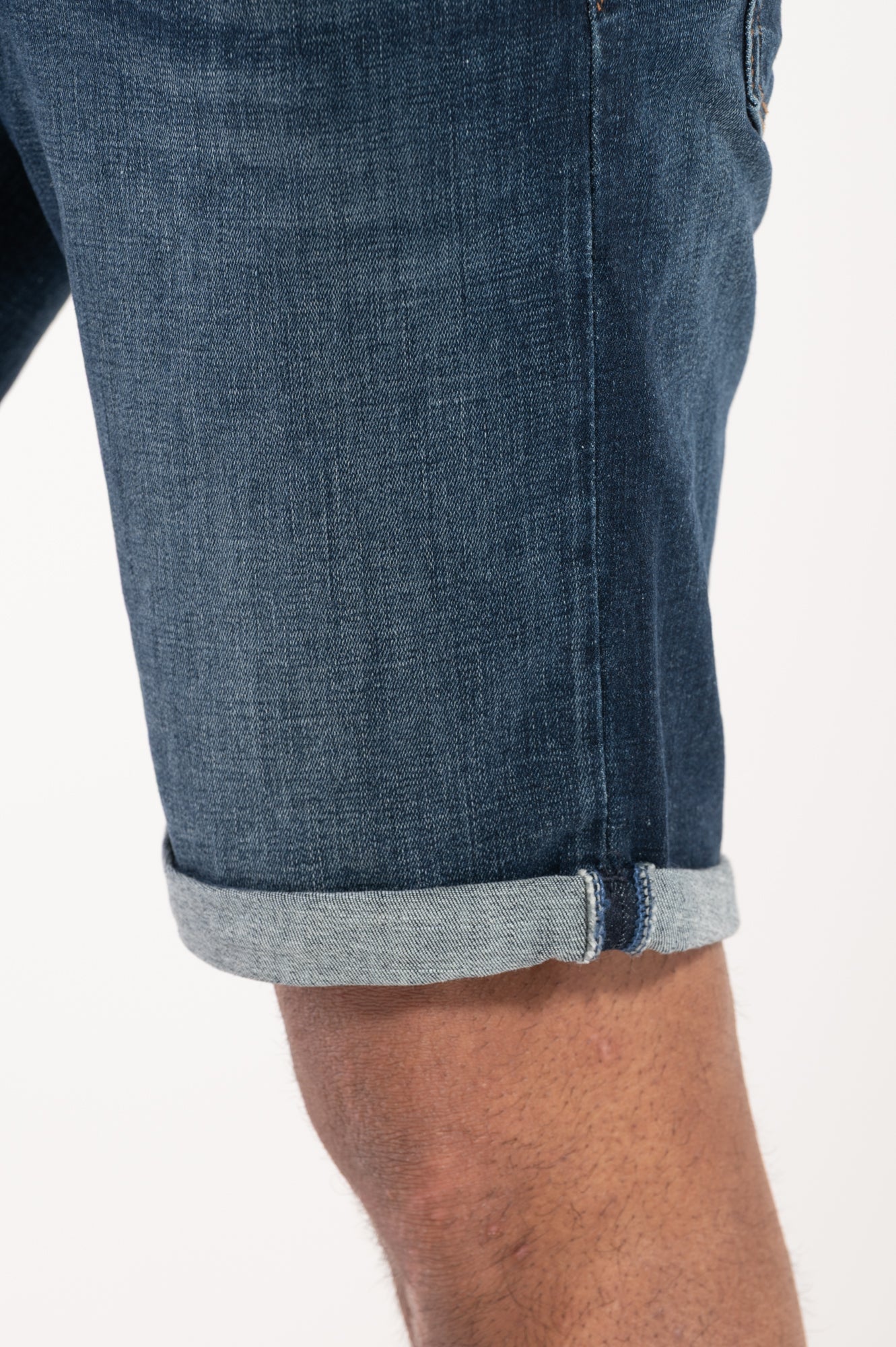JJ Rick short dark blue denim