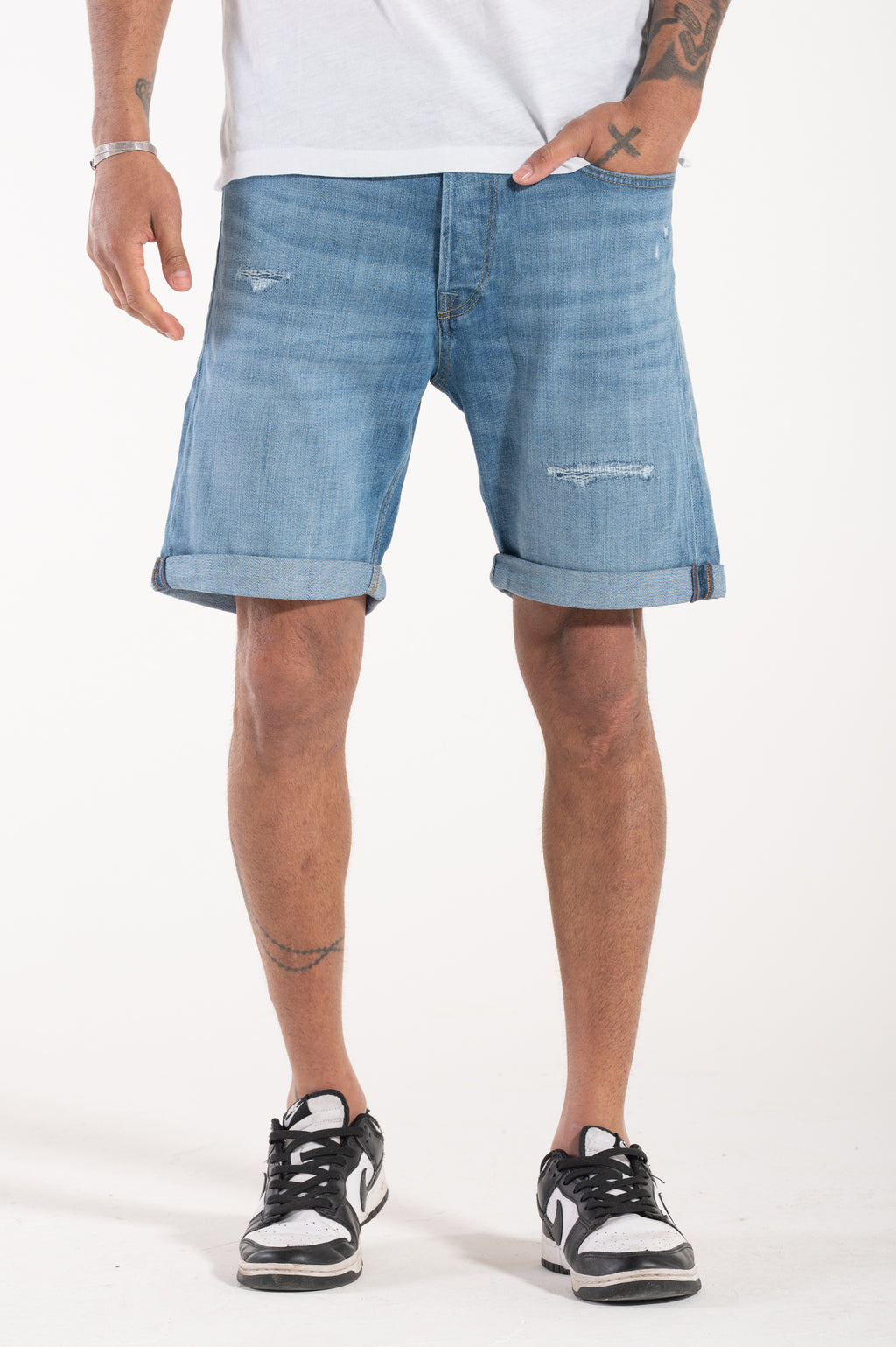 Chris Wood denim shorts