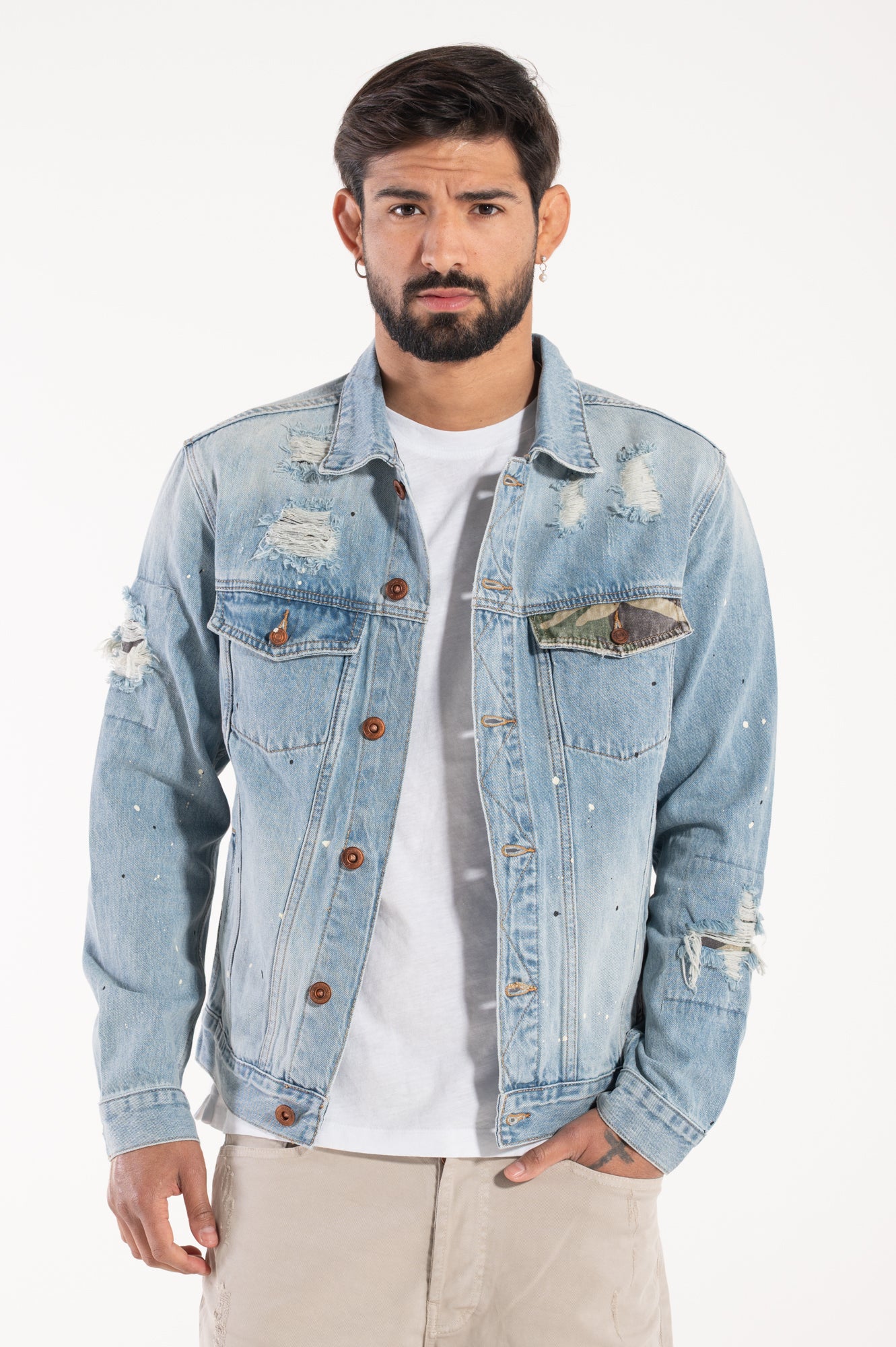 Denim Jacket Camo