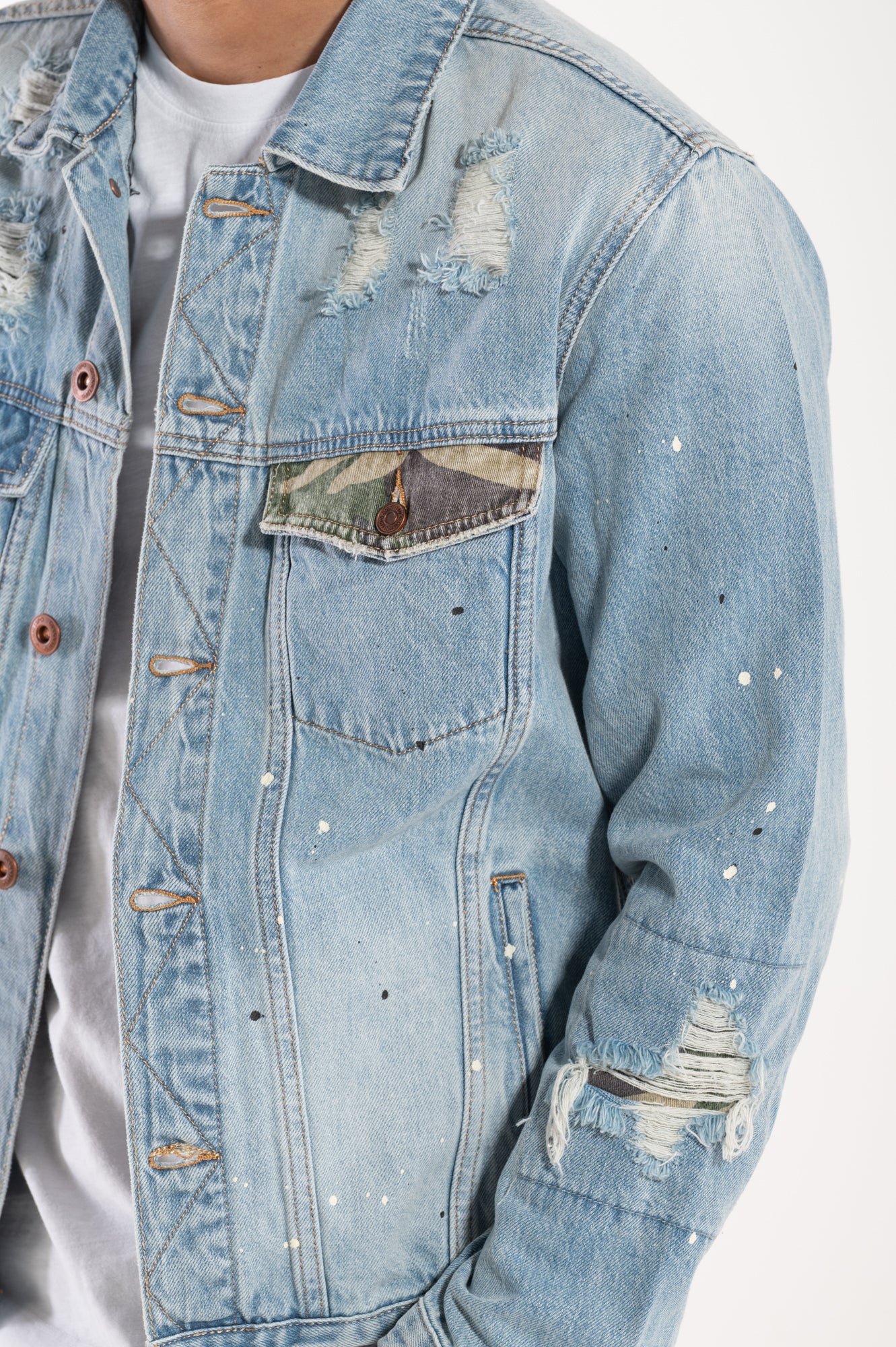 Denim Jacket Camo