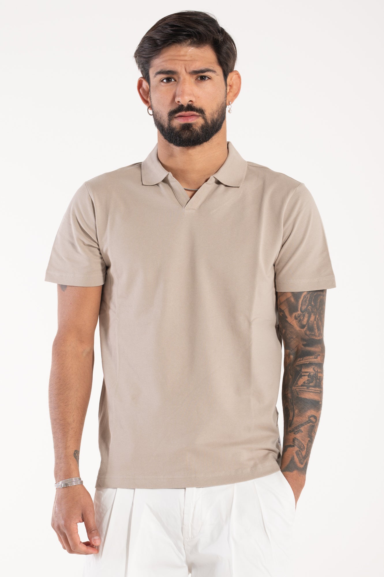 Polo no botton