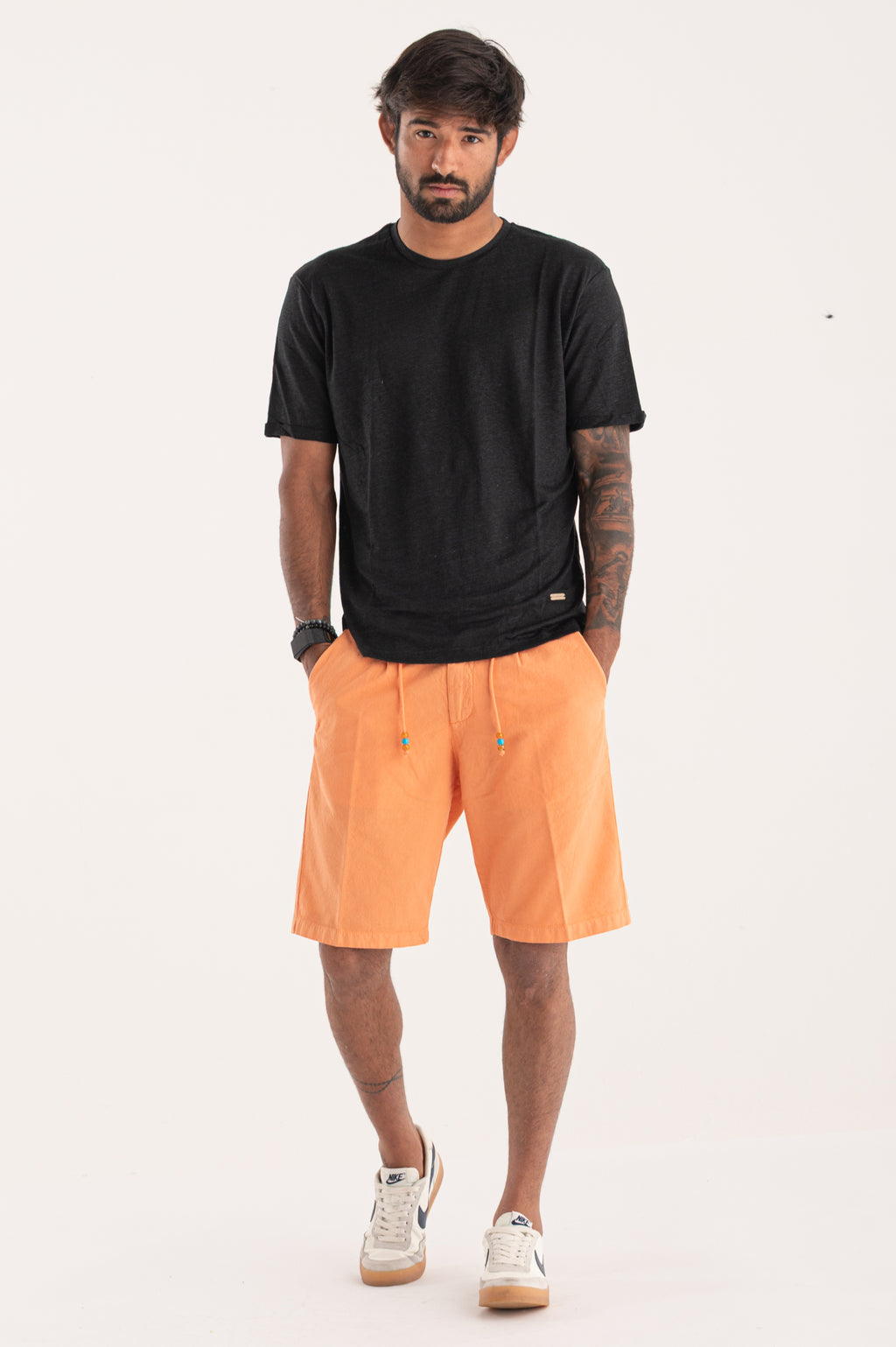 Shorts CampNou misto lino