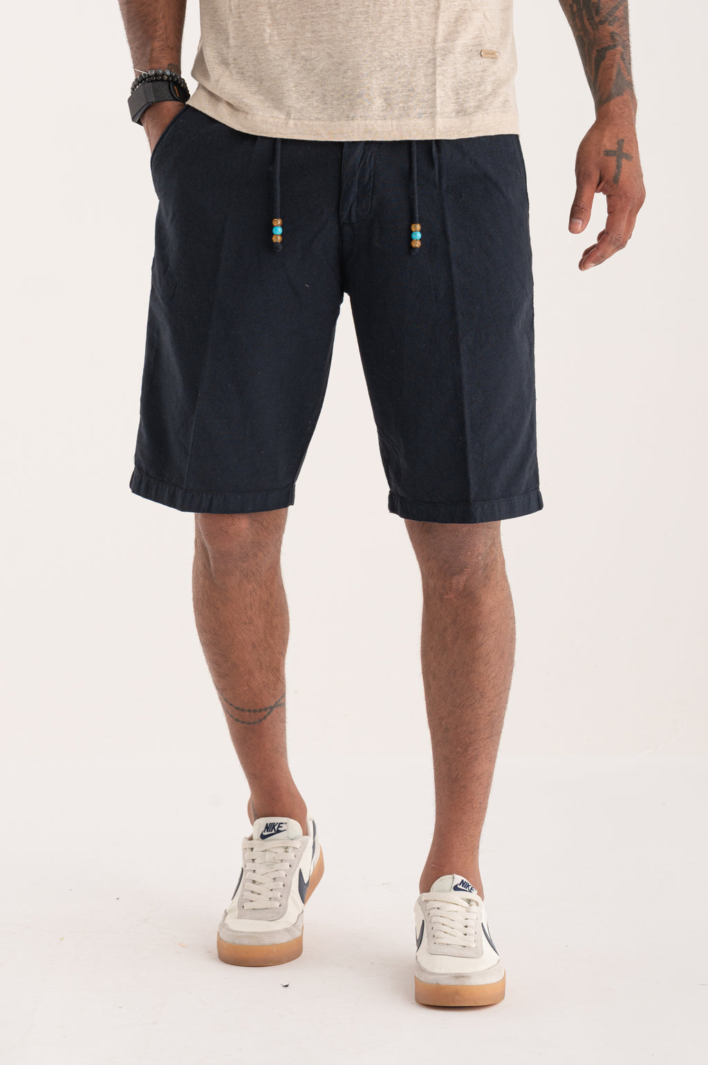 Shorts CampNou misto lino